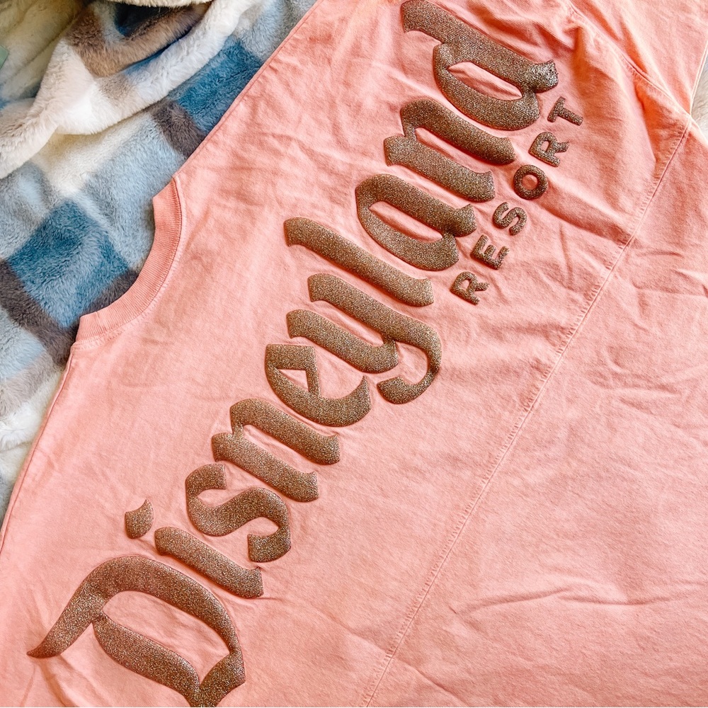 Disneyland Briar Rose Gold Glitter Spirit Jersey for Adults